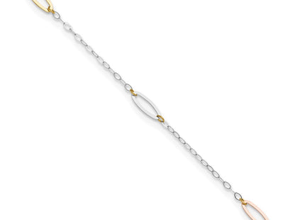 14k Tri-Color Jewelry Style ANK269 - Classique Jewelry Inc.