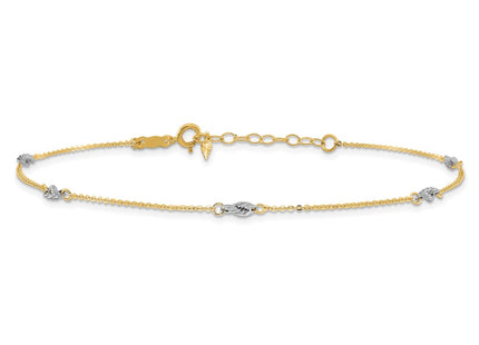 14k Two-tone Jewelry Style ANK271 - Classique Jewelry Inc.