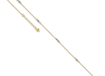 14k Two-tone Jewelry Style ANK271 - Classique Jewelry Inc.