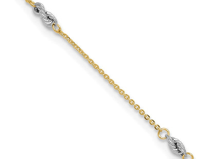 14k Two-tone Jewelry Style ANK271 - Classique Jewelry Inc.