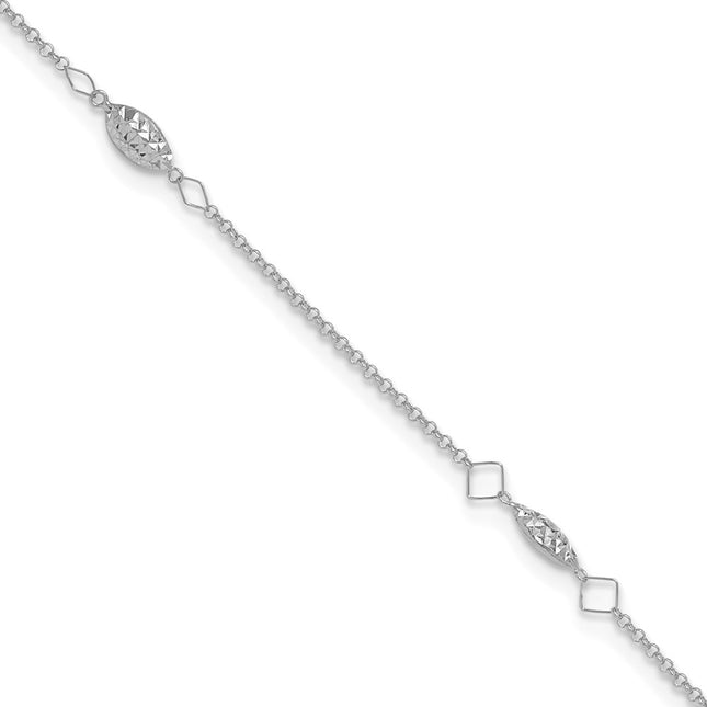 14k White Gold Chains Style ANK272W - Classique Jewelry Inc.