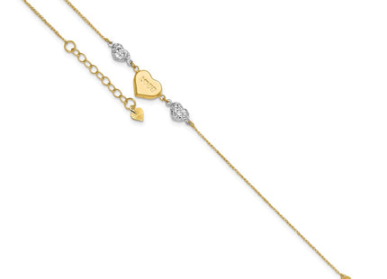 14k Two-tone Bracelets Style ANK276 - Classique Jewelry Inc.