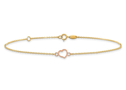 14k Two-tone Jewelry Style ANK278Y - Classique Jewelry Inc.