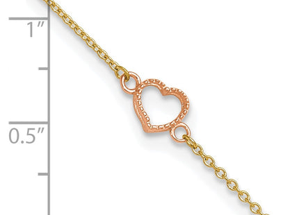 14k Two-tone Jewelry Style ANK278Y - Classique Jewelry Inc.
