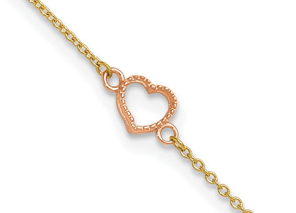 14k Two-tone Jewelry Style ANK278Y - Classique Jewelry Inc.