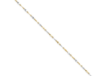 14k Two-tone Jewelry Style ANK280 - Classique Jewelry Inc.