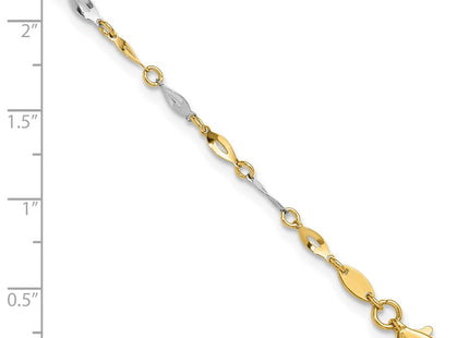 14k Two-tone Jewelry Style ANK280 - Classique Jewelry Inc.