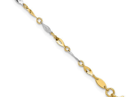 14k Two-tone Jewelry Style ANK280 - Classique Jewelry Inc.