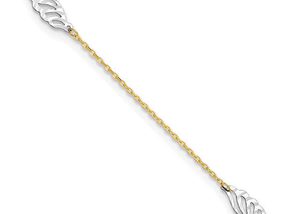 14k Two-tone Jewelry Style ANK281 - Classique Jewelry Inc.