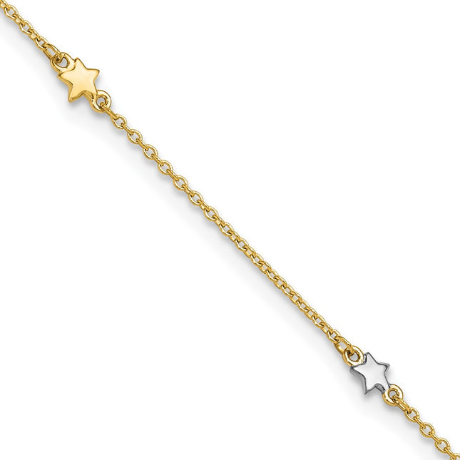 14k Two-tone Jewelry Style ANK291 - Classique Jewelry Inc.