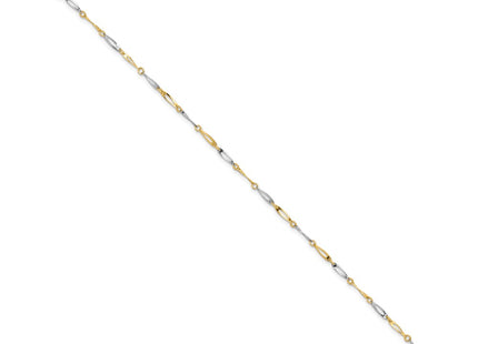 14k Two-tone Jewelry Style ANK298 - Classique Jewelry Inc.
