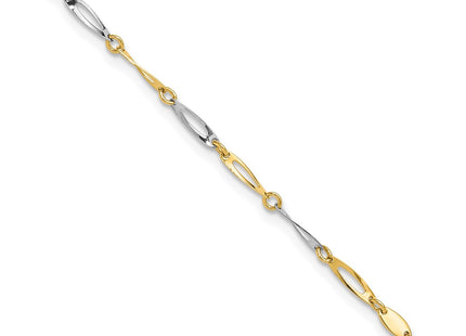 14k Two-tone Jewelry Style ANK298 - Classique Jewelry Inc.
