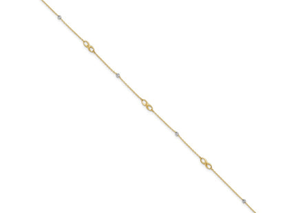 14k Two-tone Jewelry Style ANK301 - Classique Jewelry Inc.