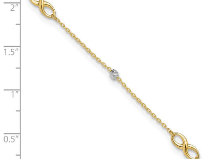 14k Two-tone Jewelry Style ANK301 - Classique Jewelry Inc.