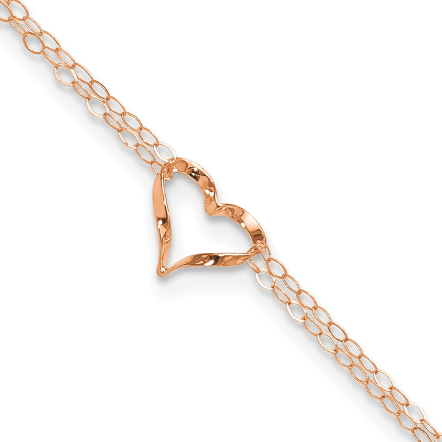 14k Rose Gold Chains Style ANK309 - Classique Jewelry Inc.