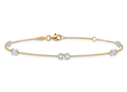 14k Two-tone Jewelry Style ANK316 - Classique Jewelry Inc.