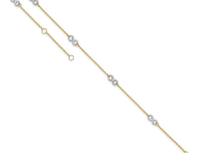 14k Two-tone Jewelry Style ANK316 - Classique Jewelry Inc.