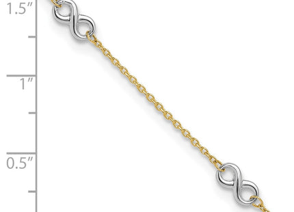 14k Two-tone Jewelry Style ANK316 - Classique Jewelry Inc.