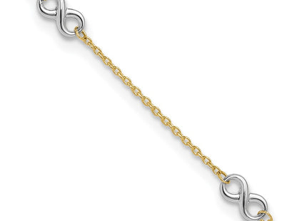 14k Two-tone Jewelry Style ANK316 - Classique Jewelry Inc.