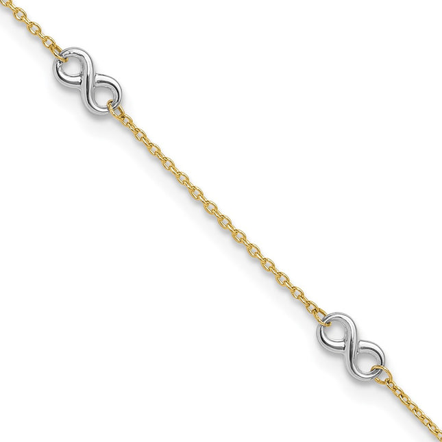 14k Two-tone Jewelry Style ANK316 - Classique Jewelry Inc.
