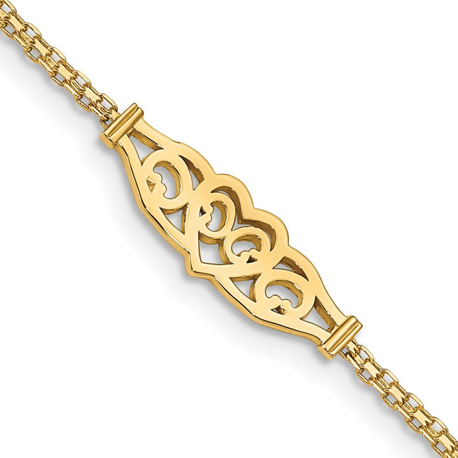14k Yellow Gold Chains Style ANK33 - Classique Jewelry Inc.