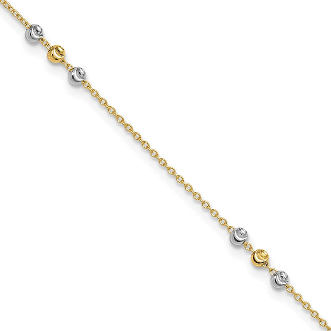 14k Two-tone Jewelry Style ANK330 - Classique Jewelry Inc.