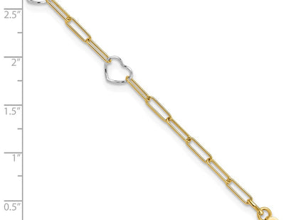 14k Two-tone Jewelry Style ANK335 - Classique Jewelry Inc.