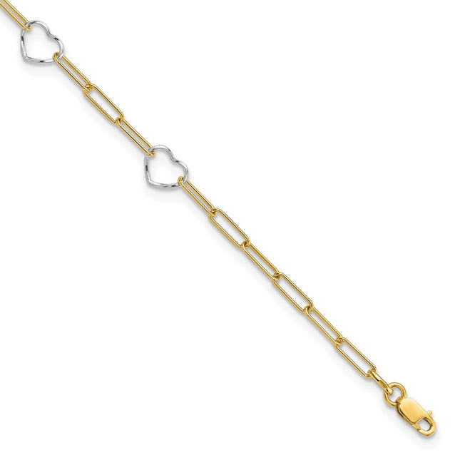 14k Two-tone Jewelry Style ANK335 - Classique Jewelry Inc.