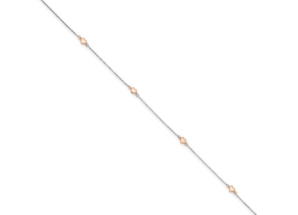 14K White/Rose Gold Jewelry Style ANK338 - Classique Jewelry Inc.