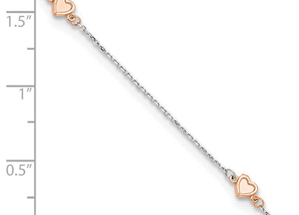 14K White/Rose Gold Jewelry Style ANK338 - Classique Jewelry Inc.