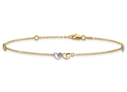 14k Two-tone Jewelry Style ANK339 - Classique Jewelry Inc.