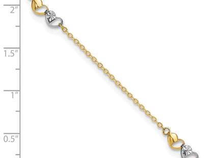 14k Two-tone Jewelry Style ANK339 - Classique Jewelry Inc.