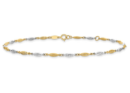 14k Two-tone Jewelry Style ANK347 - Classique Jewelry Inc.