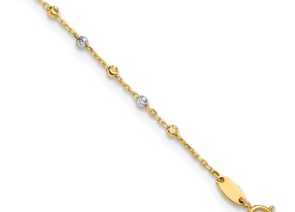 14k Two-tone Chains Style ANK349 - Classique Jewelry Inc.