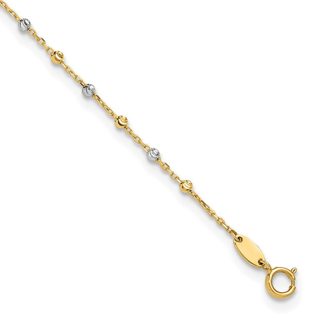 14k Two-tone Chains Style ANK349 - Classique Jewelry Inc.