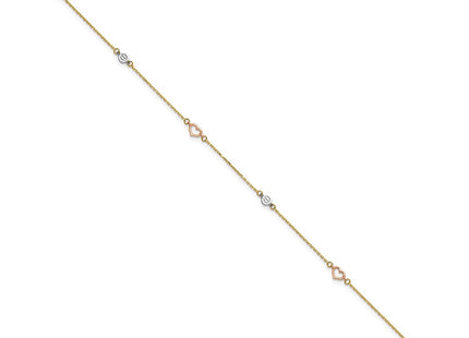 14k Tri-Color Jewelry Style ANK355 - Classique Jewelry Inc.