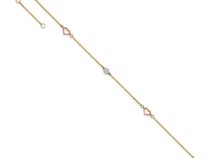 14k Tri-Color Jewelry Style ANK355 - Classique Jewelry Inc.