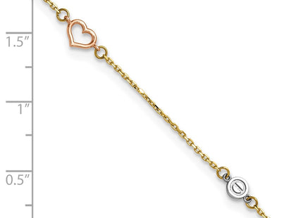 14k Tri-Color Jewelry Style ANK355 - Classique Jewelry Inc.