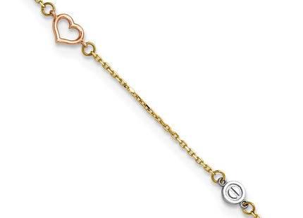 14k Tri-Color Jewelry Style ANK355 - Classique Jewelry Inc.
