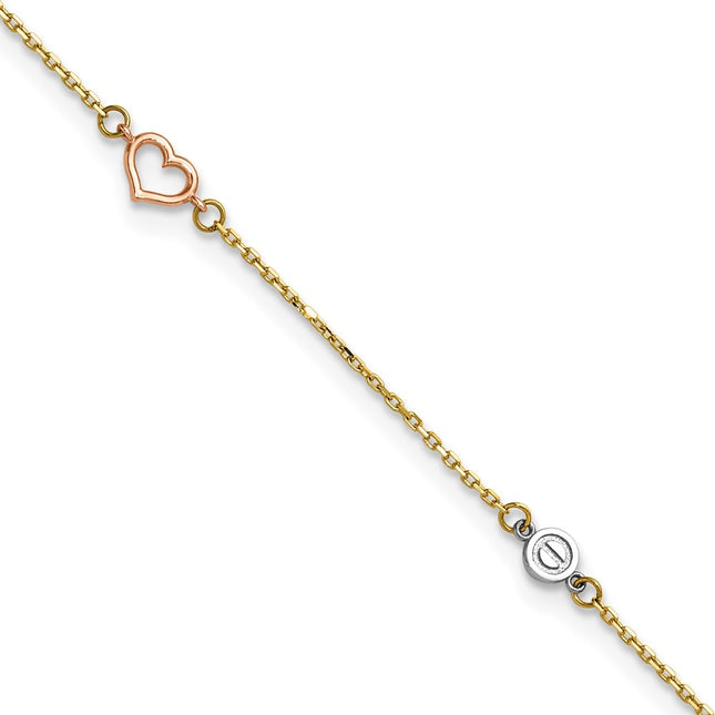 14k Tri-Color Jewelry Style ANK355 - Classique Jewelry Inc.