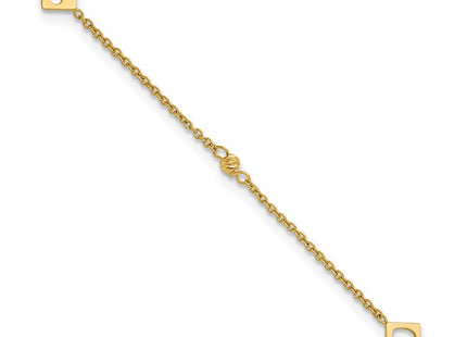 14k Yellow Gold Jewelry Style ANK356 - Classique Jewelry Inc.