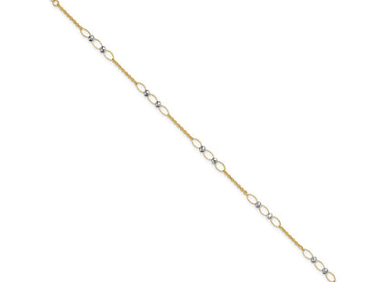 14k Two-tone Jewelry Style ANK362 - Classique Jewelry Inc.