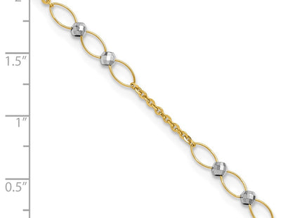 14k Two-tone Jewelry Style ANK362 - Classique Jewelry Inc.