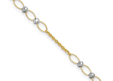 14k Two-tone Jewelry Style ANK362 - Classique Jewelry Inc.