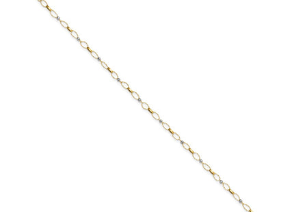 14k Two-tone Jewelry Style ANK363 - Classique Jewelry Inc.