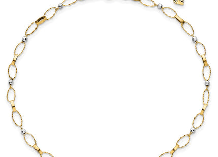 14k Two-tone Jewelry Style ANK363 - Classique Jewelry Inc.