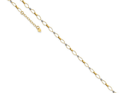 14k Two-tone Jewelry Style ANK363 - Classique Jewelry Inc.