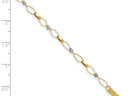 14k Two-tone Jewelry Style ANK363 - Classique Jewelry Inc.