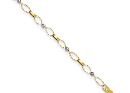 14k Two-tone Jewelry Style ANK363 - Classique Jewelry Inc.