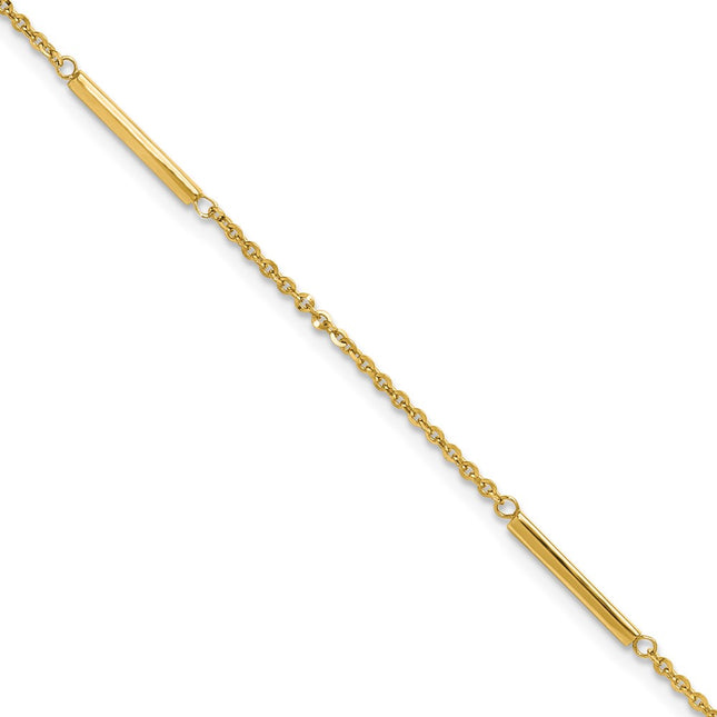 14k Yellow Gold Chains Style ANK364 - Classique Jewelry Inc.